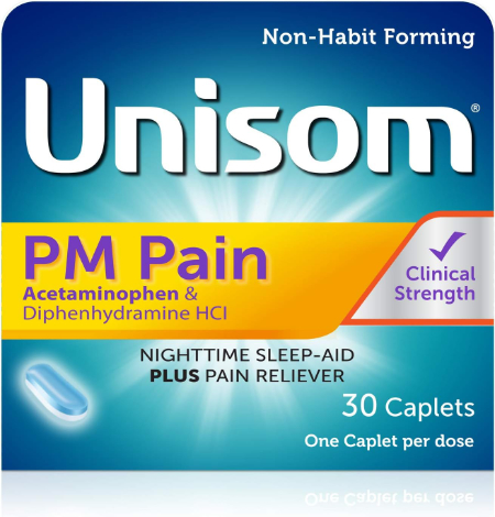 Unisom-PM-Pain-Nighttime-Sleep-aid-Pain-Reliever-Acetaminophen-Diphenhydramine-1